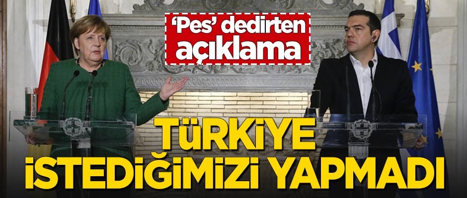Merkel'den 'pes' dedirten açıklama: AB-Türkiye göçmen mutabakatı istediğimiz gibi uygulanmadı