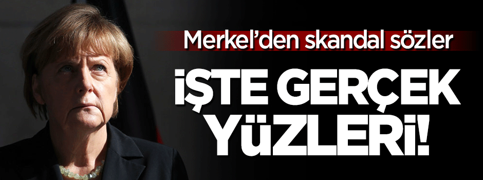 Merkel'den skandal sözler: Kapalı kadınlar...