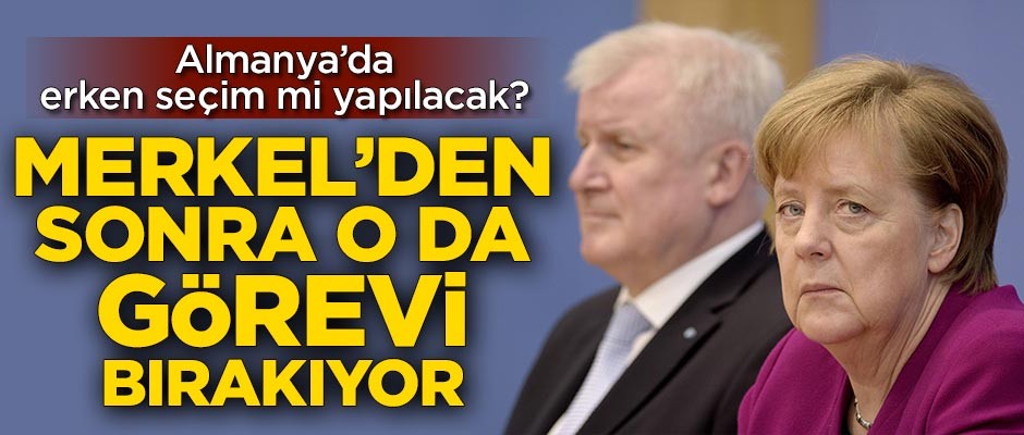 Merkel'den sonra o da görevi bırakıyor!