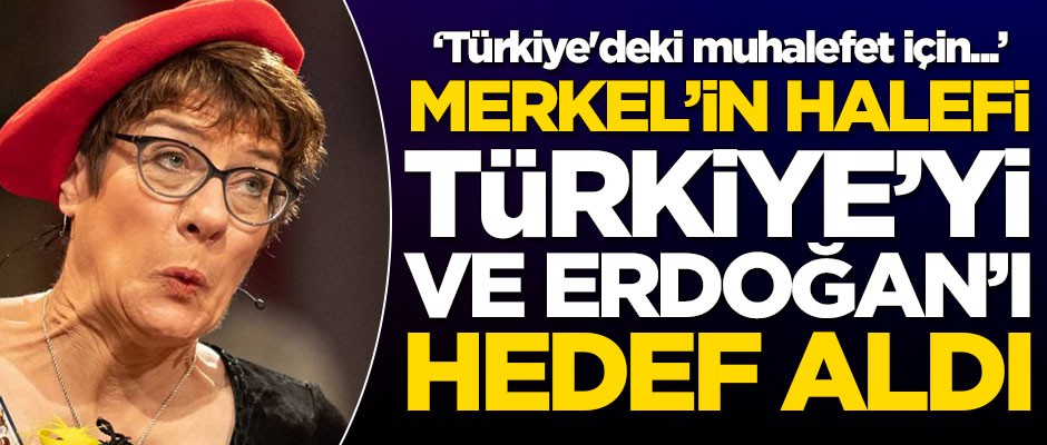 Merkel'in halefi Türkiye'yi ve Erdoğan'ı hedef aldı!