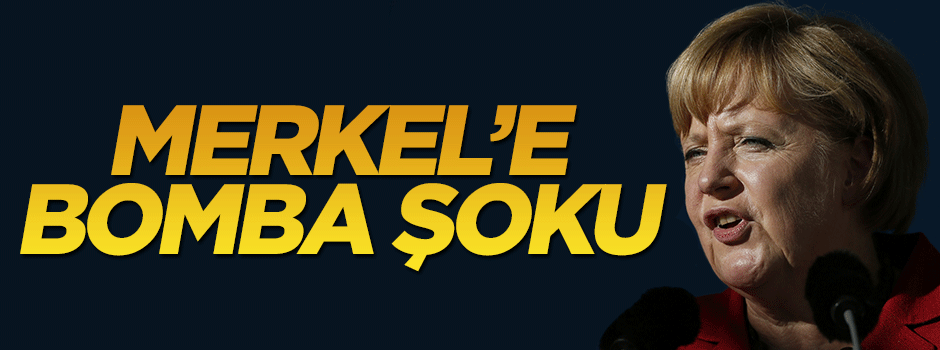 Merkel'in ofisinde bomba paniği!