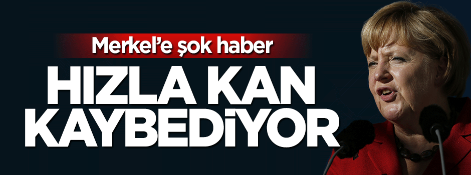 Merkel'in partisi kan kaybetmeye devam ediyor