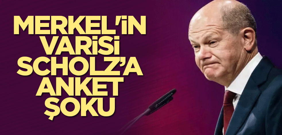 Merkel'in varisi Scholz’a anket şoku