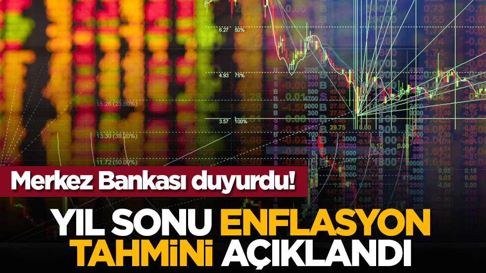 Merkez Bankası duyurdu! Yıl sonu enflasyon tahmini açıklandı