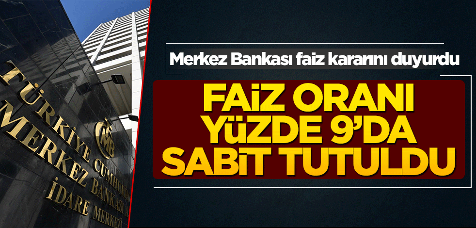 Merkez Bankası faiz kararını açıkladı