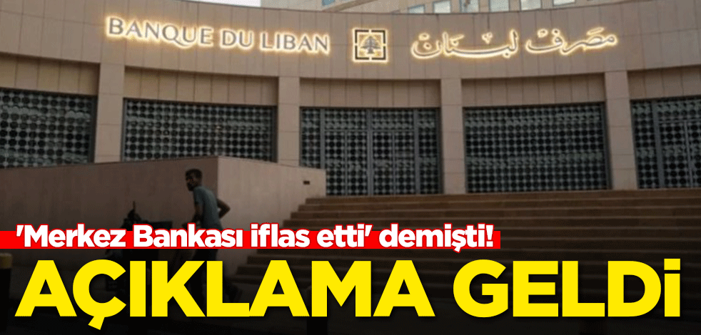 'Merkez Bankası iflas etti' demişti! Açıklama geldi