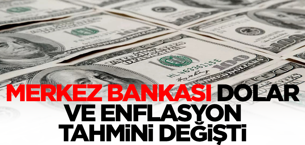 Merkez Bankası yıl sonu dolar tahmini değişti! Beklenti 31,42 TL'ydi, şimdi o rakam oldu