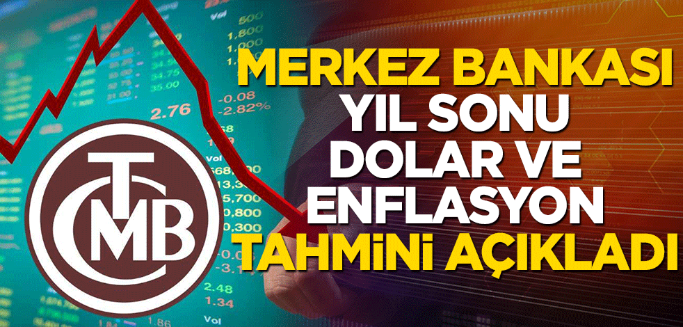 Merkez Bankası yıl sonu enflasyon ve dolar tahminini açıkladı