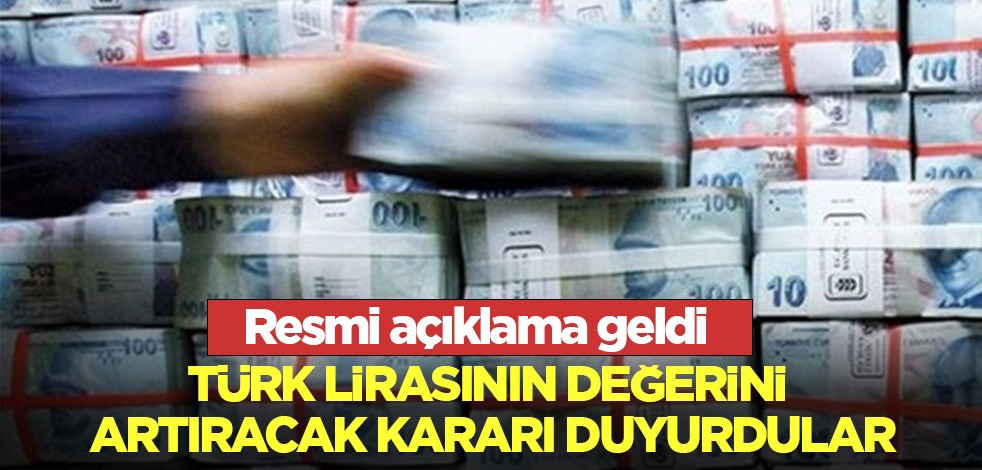 Merkez Bankası'ndan yeni TL kararı!