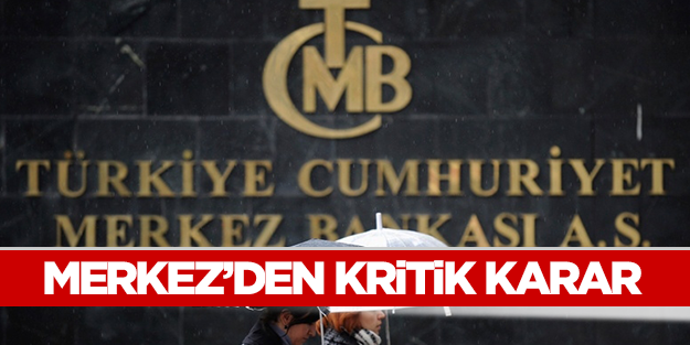 Merkez'den 'faiz indirimi' kararı