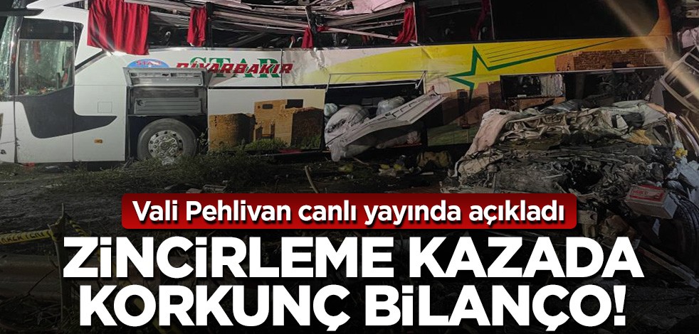 Mersin Valisi Pehlivan açıkladı! Kazada korkunç bilanço...