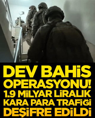 Mersin'de dev bahis operasyonu! 1.9 milyar liralık kara para trafiği deşifre edildi