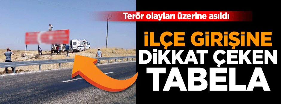 Mersin'de dikkat çeken tabela!