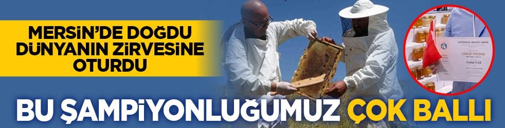 Mersin’de doğdu dünyanın zirvesine oturdu: Bu şampiyonluğumuz çok ballı