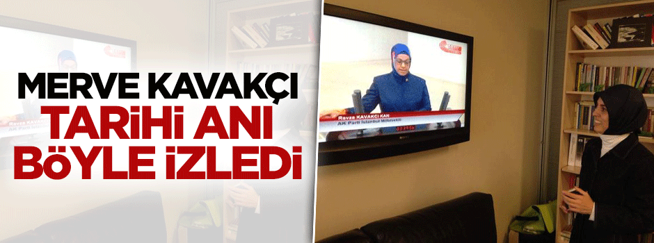 Merve Kavakçı kardeşini yemin ederken böyle izledi