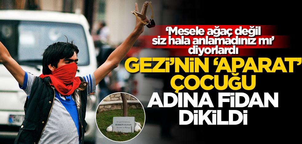 ‘Mesele ağaç değil, siz hala anlamadınız mı’ diyorlardı! Gezi’nin ‘aparat’ çocuğu adına fidan dikildi