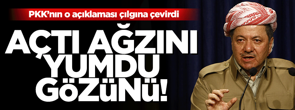Mesut Barzani'den PKK'ya sert cevap