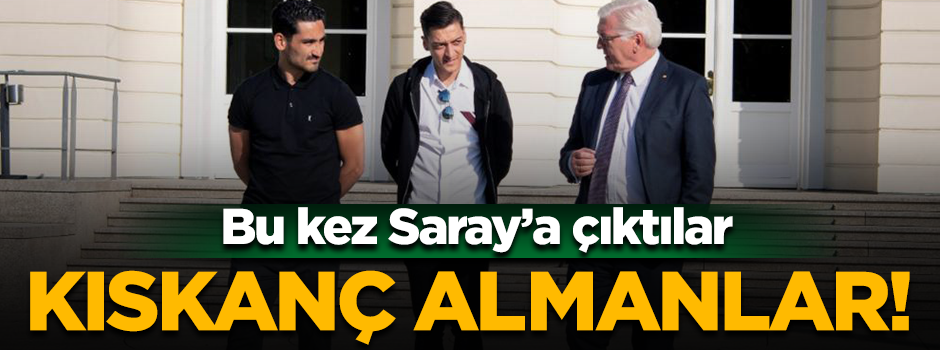Mesut Özil ile İlkay Gündoğan Alman Cumhurbaşkanı'yla görüştü