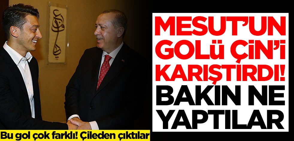 Mesut Özil'in o paylaşımı Çin'i karıştırdı! Çileden çıktılar