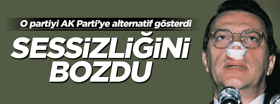 Mesut Yılmaz sessizliğini bozdu