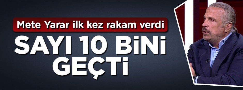 Mete Yarar ilk kez sayı verdi: 10 bini aştı