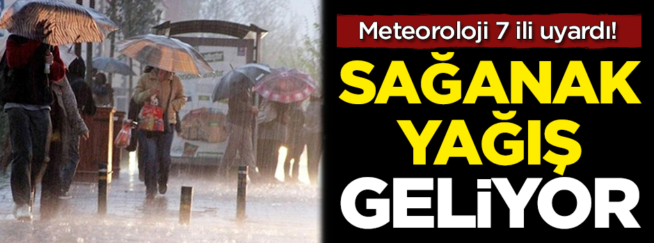 Meteoroloji bir kez daha uyardı!