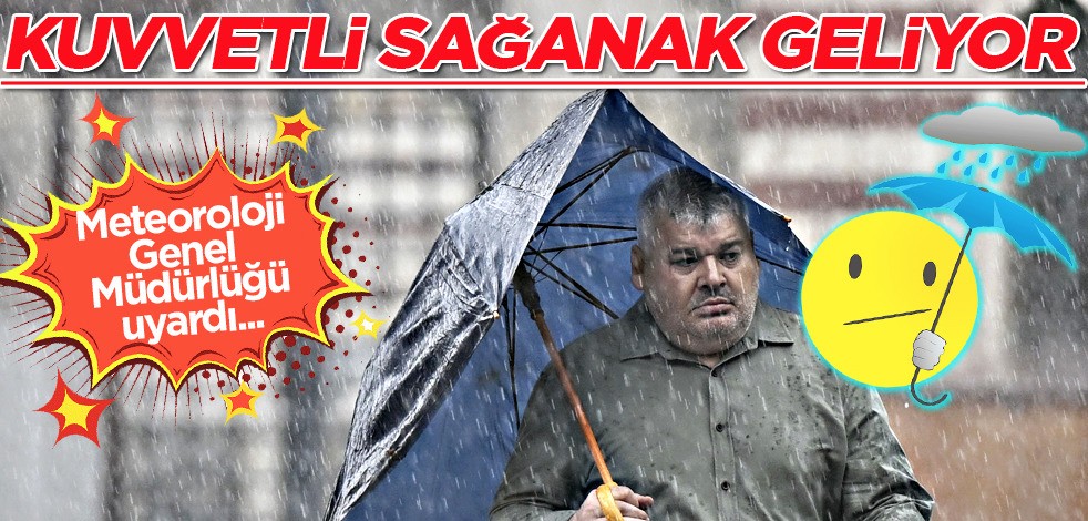 Meteoroloji saat vererek uyardı! Haritayı güncelledi: Akşam saatlerinde kuvvetli sağanak yağış geliyor! O mesajı