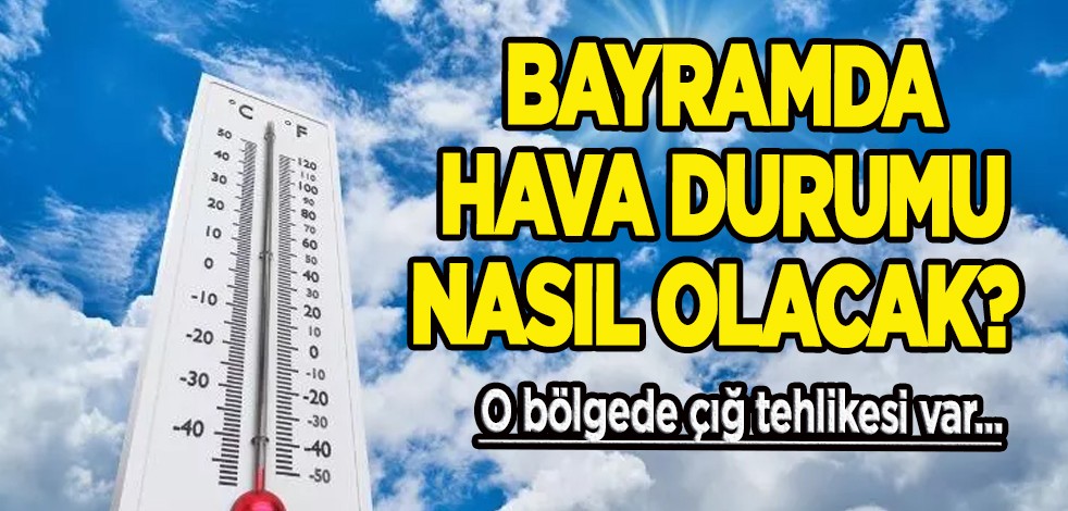Meteoroloji son tahminini yaptı, uyardı: Ramazan Bayramı'nda hava durumunu nasıl paylaştı! Orada çığ tehlikesi var..