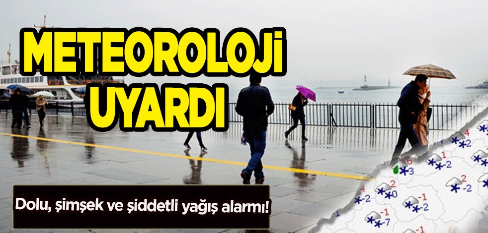 Meteoroloji uyardı, açıkladı! Şok alarmı: Dolu, şimşek, şiddetli yağış, kırkikindi yağmurları geliyor, Türkiye'ye yağabilir