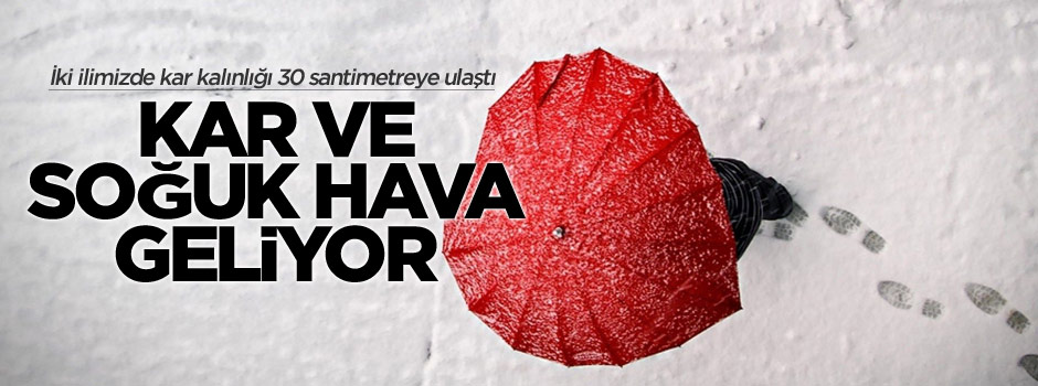 Meteoroloji uyardı: Kar ve soğuk hava geri geliyor