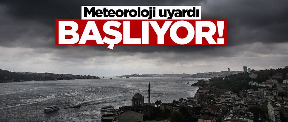 Meteoroloji uyardı! Sağanak ve kar etkili olacak