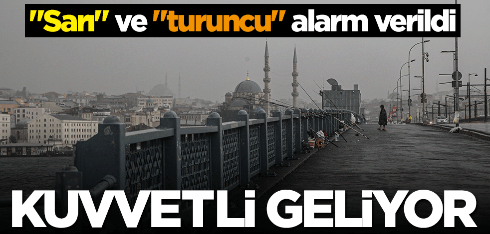 Meteorolojiden 6 kent için sarı ve turuncu kodlu uyarı! Kuvvetli geliyor