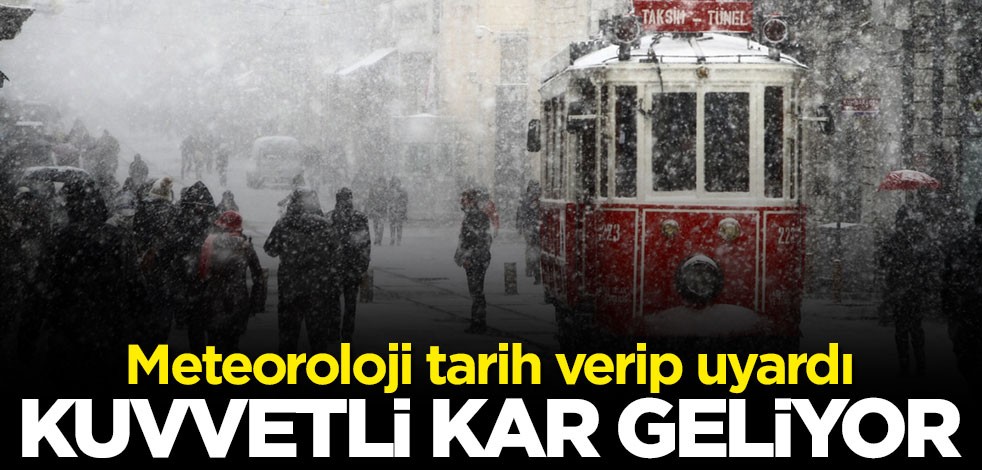 Meteorolojiden 9 ile kar yağışı uyarısı