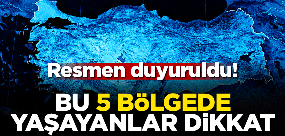 Meteoroloji'den son dakika hava durumu uyarısı! 5 bölgeye kuvvetli geliyor