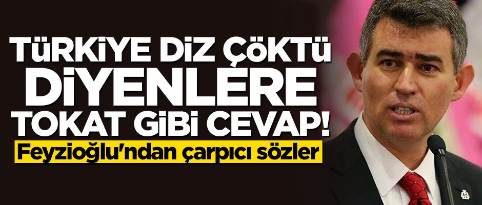 Metin Feyzioğlu: En güzel cevabı sahada verdik