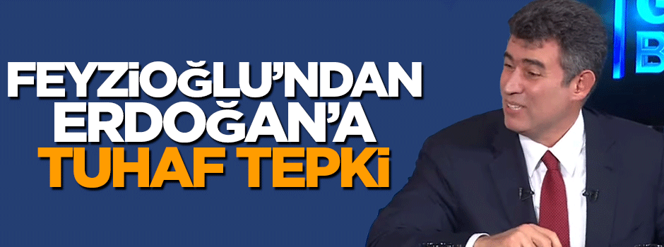 Metin Feyzioğlu'ndan Cumhurbaşkanı Erdoğan'a tuhaf eleştiri