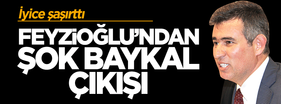 Metin Feyzioğlu'ndan Deniz Baykal'a destek