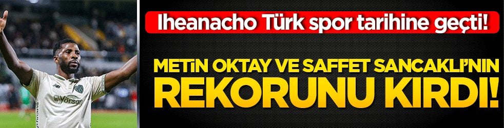 Metin Oktay ve Saffet Sancaklı’nın rekorunu kırdı!