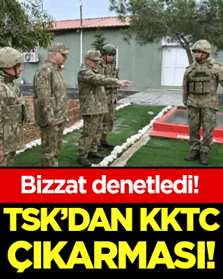 Metin Tokel KKTC'deki birlikleri denetledi!