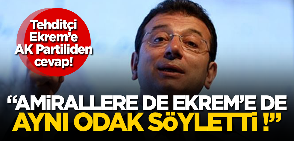 Metiner’den Ekrem açıklaması: Amiral eskilerine de Ekrem’e de o tehditleri aynı odak söyletti