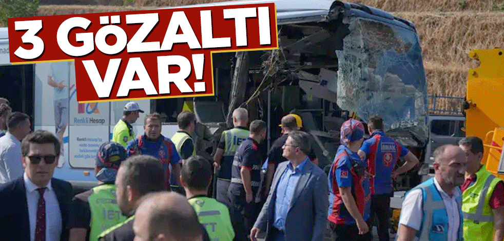 Metrobüs kazasında flaş gelişme: Gözaltılar var!