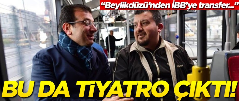 "Metrobüs Bahattin" de tiyatro çıktı!