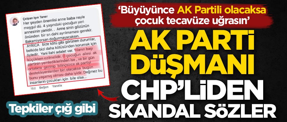 Metrobüsteki sapığa susanlar buna ne diyecek? 'Büyüyünce AK Partili olacaksa çocuk tecavüze uğrasın'