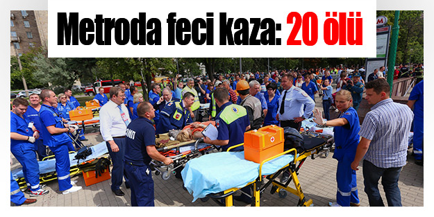 Metroda feci kaza: 20 ölü