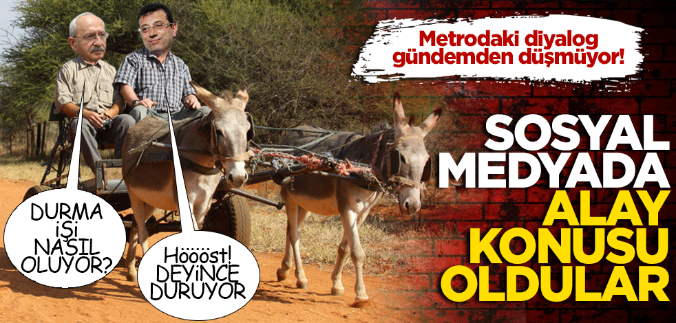 Metrodaki diyalog gündemden düşmüyor! Sosyal medyada alay konusu oldular