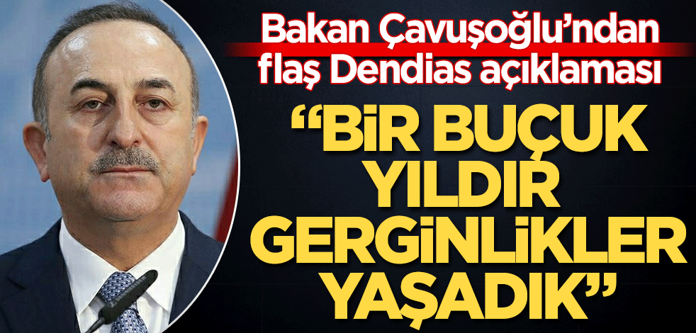 Mevlüt Çavuşoğlu’ndan Dendias açıklaması!