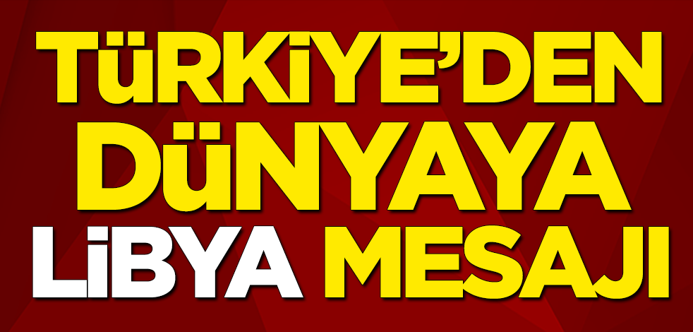 Mevlüt Çavuşoğlu'ndan Libya açıklaması: Kalıcı barış için İtalya ile çalışmaya devam edeceğiz