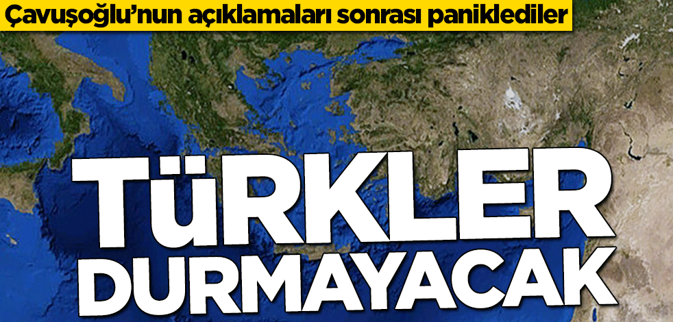 Mevlüt Çavuşoğlu’nun sözleri Rumları korkuttu!