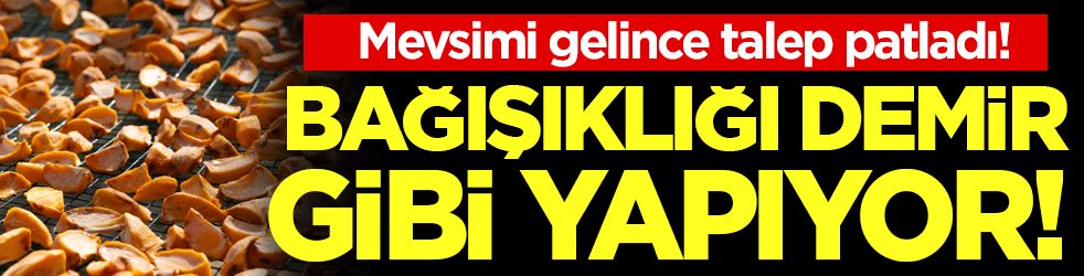 Mevsimi gelince talep patladı: Bağışıklığı demir gibi yapıyor! 
