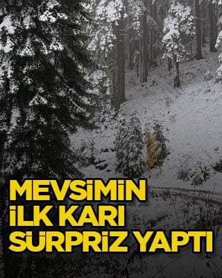 Mevsimin ilk karı sürpriz yaptı